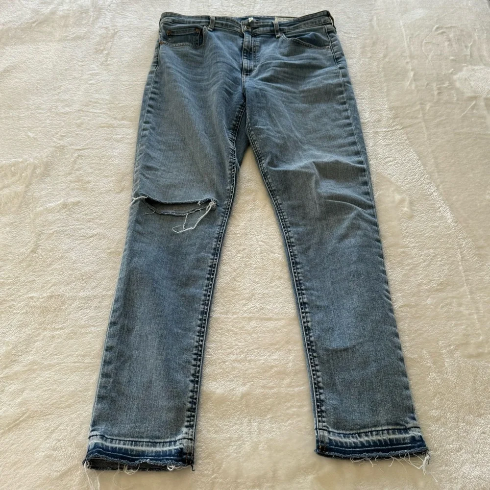 Rag & Bone Nina High-Rise Release Hem Skinny Jeans in Montrose Size 32 - Picture 8 of 12